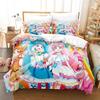 3D Kawaii Аниме Хирогару Скай! Комплект постельного белья Pretty Cure Single Twin Full Queen King Size Bed Set Adult Kid Bedroom Duvetcover Sets