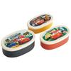 Skater Lunch Sealable Storage Made In Japan Medium Small Set of Disney Cars SRS3SAG Boxes, Containers, (Large 400ml, 280ml, 180ml), 3, Ag+