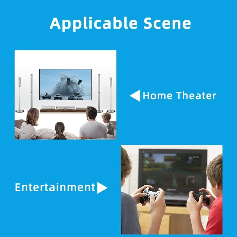 192KHz Converter -ARC Bidirectional Optical Coaxial, Extractor To SPDIF Coaxial 3.5mmJack L/ - Adapter