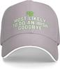Most Likely To Do An Irish Goodbye Baseball Cap Funny St Patricks Day Polyester Adjustable Cap