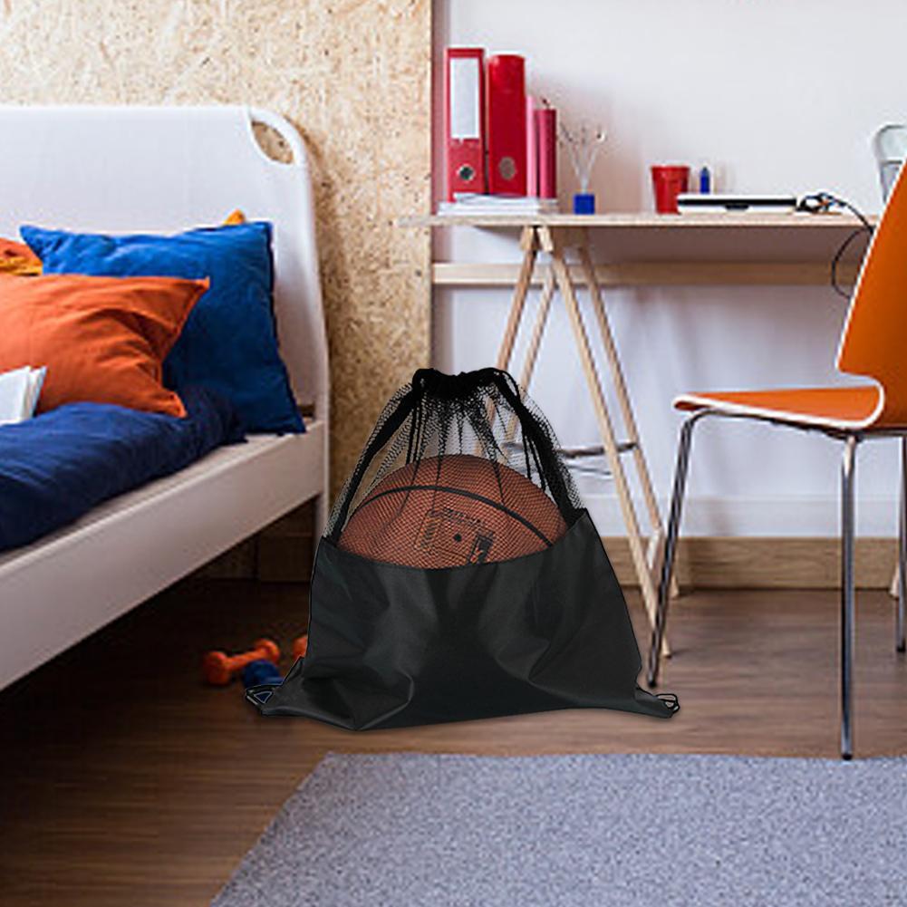 Полусетчатая сумка для хранения футбола, портативный рюкзак для отдыха на открытом воздухе, многофункциональный волейбол, баскетбол B7P8