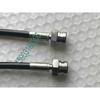 PU Covered Motorcycle Brake Oil Hose Line Stainless Steel Braided PTFE Pipe With Hexagonal Joint And Outer Filament