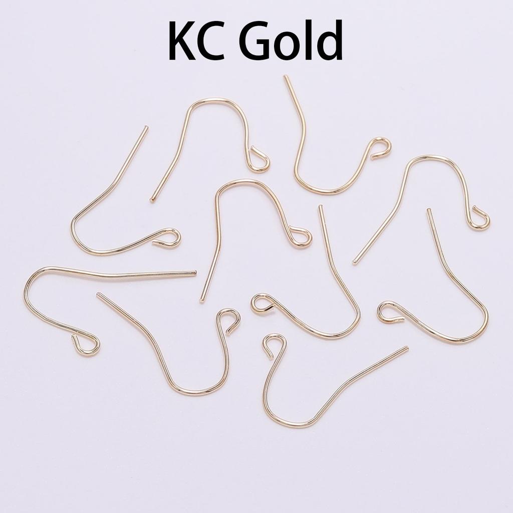 100pcs/lot 21*12mm Gold Bronze Fashion Iron Earrings Wires Hooks Ear Pin Hook For DIY Jewelry Making Accessories Supplies