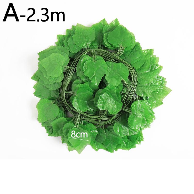 Simulated Vine Vine Vine Decoration Green Leaf Garden Ceiling Decor Climbing Tiger Vine Leaf Green Plant Simulation Plant Home Decor