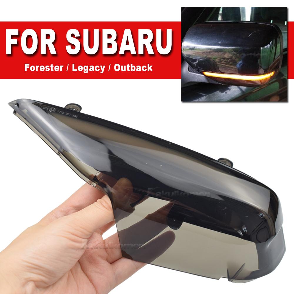Автомобильные светодиодные динамические указатели поворота для Subaru Forester, индикатор мигалки бокового зеркала для Subaru Outback Legacy 2003-2008