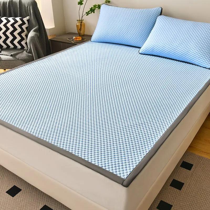 Роскошный летний матрас, антиаллергенная и противоклещевая подушка, высококачественный коврик для односпальной двуспальной кровати, коврик для татами, студенческая простыня для отеля
