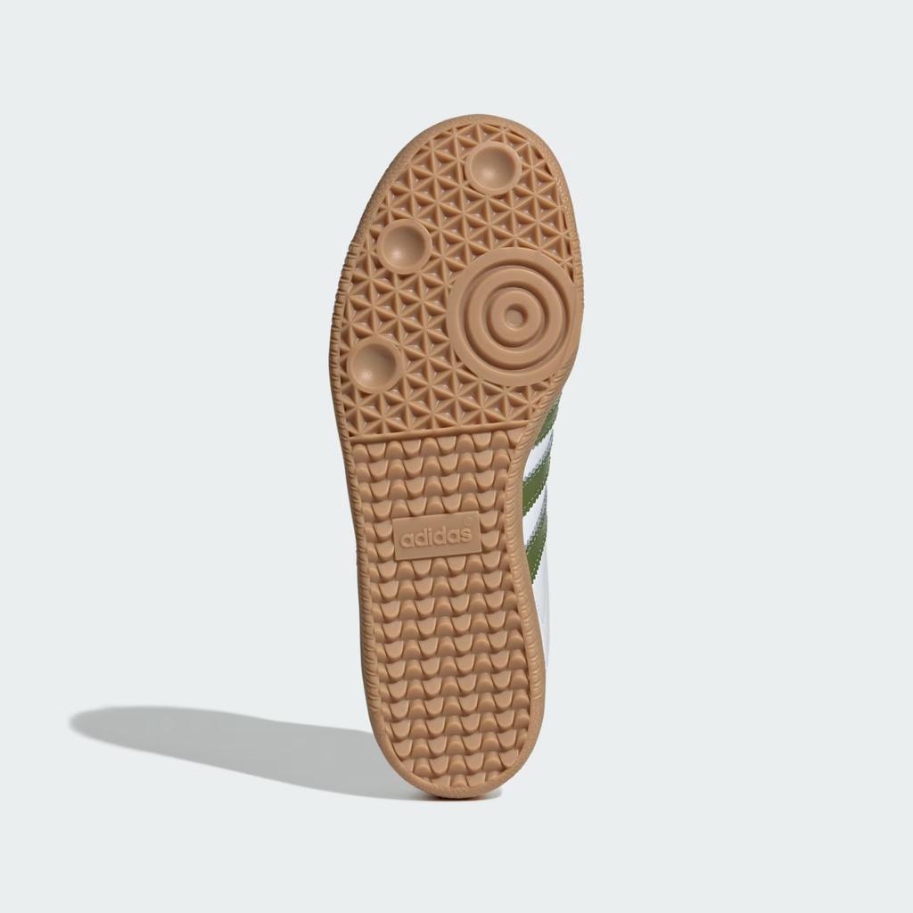 JS1352 adidas Originals Samba OG Обувь Белый Технический Оливковый Резина (Мужской)