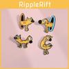 Charming Cartoon Character Alloy Brooch For Stylish Winter Accessories Fashion