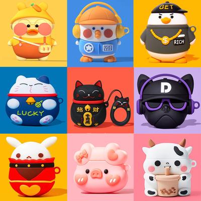 Чехол Lucky Cat Lovely для Airpods Pro 2, чехол для наушников в японском стиле для Apple Airpods 1 2 3, чехол для AirPods Pro 2