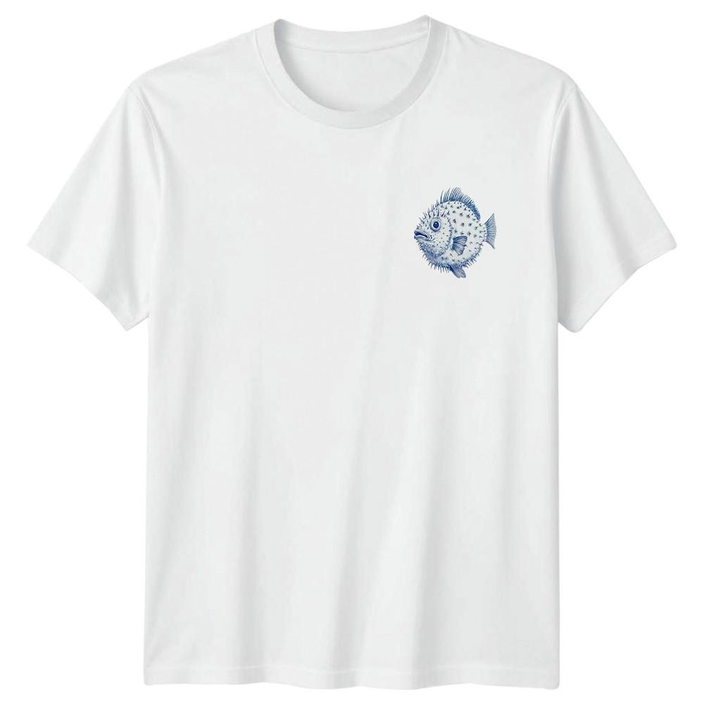 Pufferfish Marine Life Animals Unisexs TShirt Unisexs Tee Graphic Unisex Top