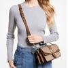 New MICHAEL KORS Greenwich Fabric Shoulder Bag, Crossbody Bag Medium Women's Acorn Brown 30S2GGRL2J-230