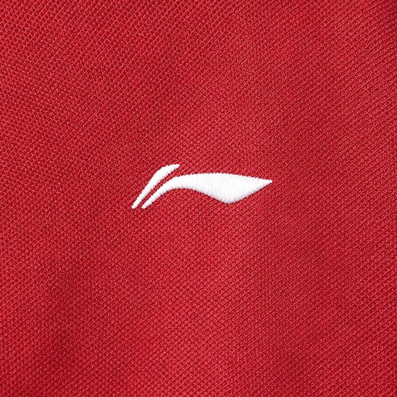 Спортивная повседневная дышащая быстросохнущая рубашка-поло Li Ning Унисекс топы APLV687-3