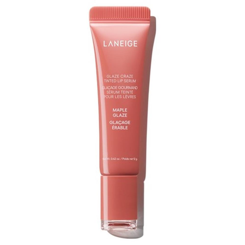 Laneige Glaze Craze Tinted Lip Serum 12g - Maple Glaze - Hydrating Glossy Lip Care, Korean