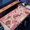 Mouse Pad Computer Office PC Game Table Mats Rubber Anti-slip Gaming Keyboard Pad Bunny Pattern Design Mousepads Long Desk Mats