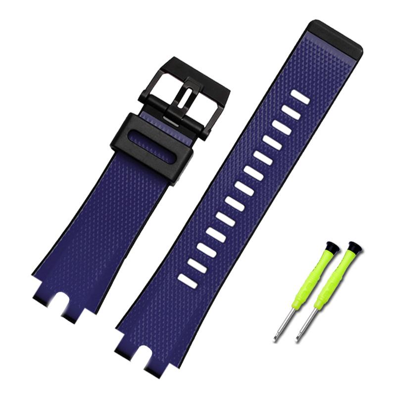 Для PROTREK CASIO PRW-6000/6100/3000 /3100 PRG-300 Силиконовый ремешок для часов Водонепроницаемый Мужской браслет для альпинизма 24 мм