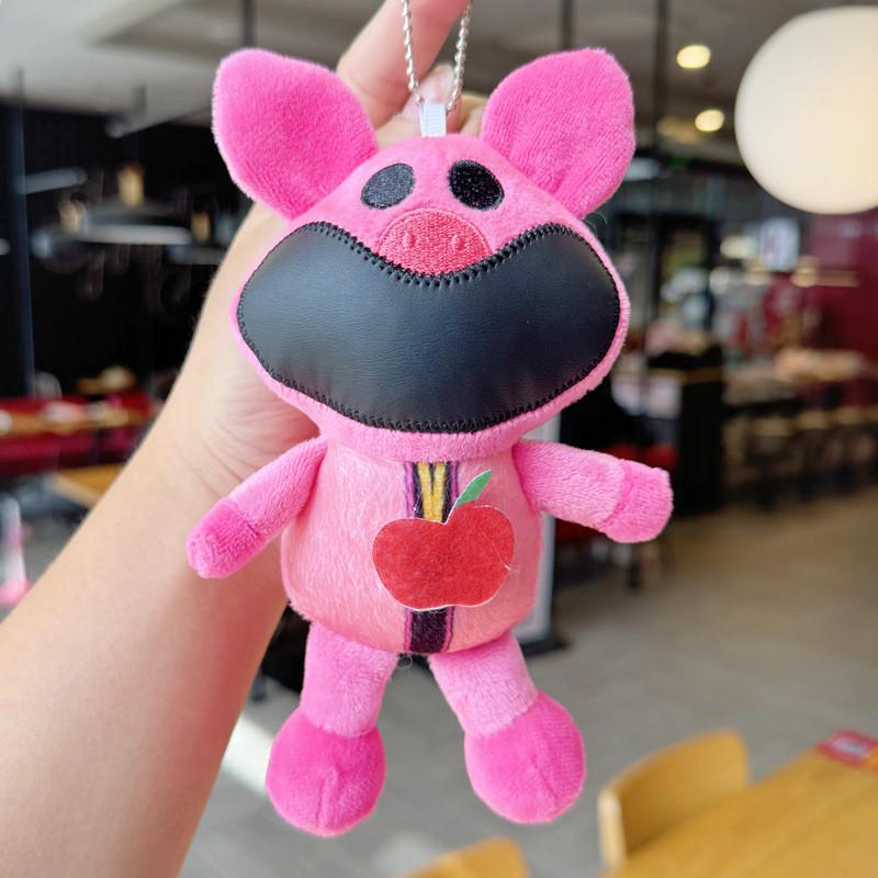 Ключница-брелок Плюшевое Животное Улыбающиеся Зверята из Poppy Playtime Для Сумки и Ключей