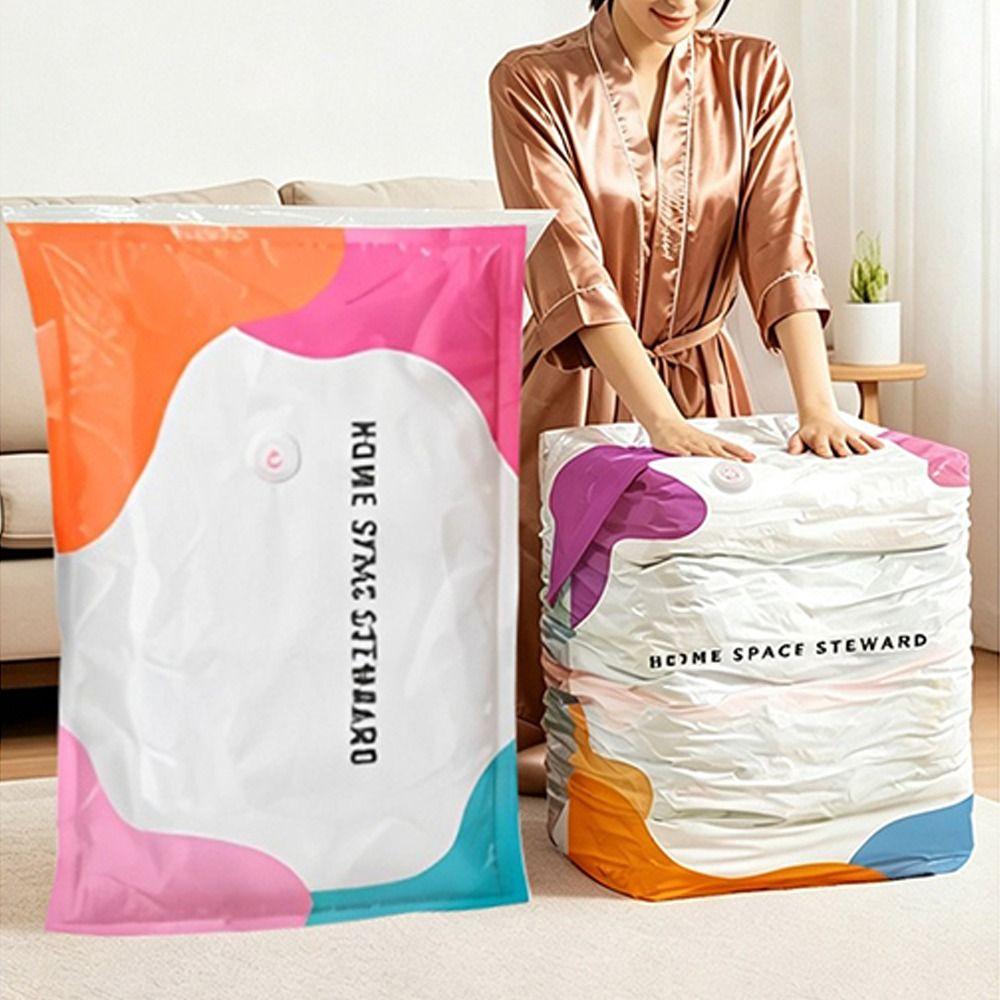 No Pump Seal Compression Bag Dust-proof Clothing Seal Bag Vacuum Storage Bag Travel Accessories