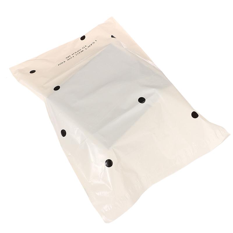 10 шт./лот Упаковочные пакеты с бантом Водонепроницаемый логистический пакет для одежды Почтовый пакет Заказной пластиковый почтовый пакет для доставки