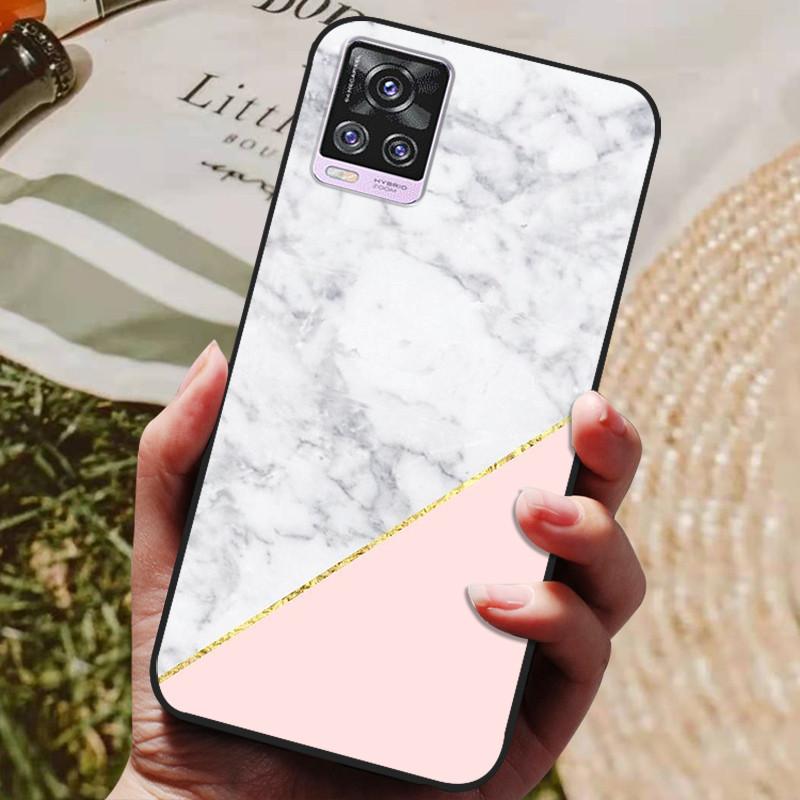 Для чехла Coque Vivo V20 Pro 2018 Силиконовая задняя крышка Чехол для телефона Для Vivo V20 V2025 V2024 Чехлы V20Pro V 20 Pro Мягкий бампер Fundas