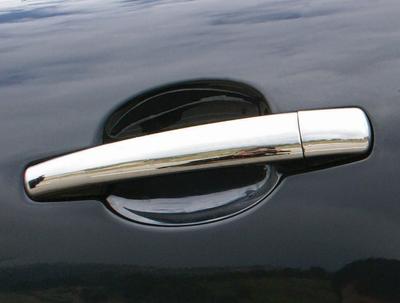 Накладки на ручки (4 шт, нерж.) Carmos - Турецкая сталь для Citroen C-4 2004-2010 гг