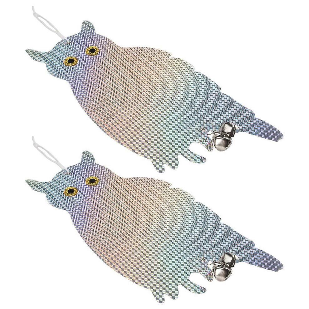 2PCS Owl Bird Repellent Bird Deterrent Hanging Device Effectively Keep Birds Away Scare Away Birds Garden Supplies