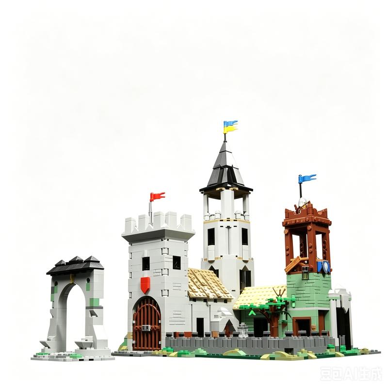 1928 деталей Sunrest Court Of The Horse Knight MOC Модель Альтернативная сборка с использованием Creator В наборах Строительные блоки Пользовательская головоломка DIY