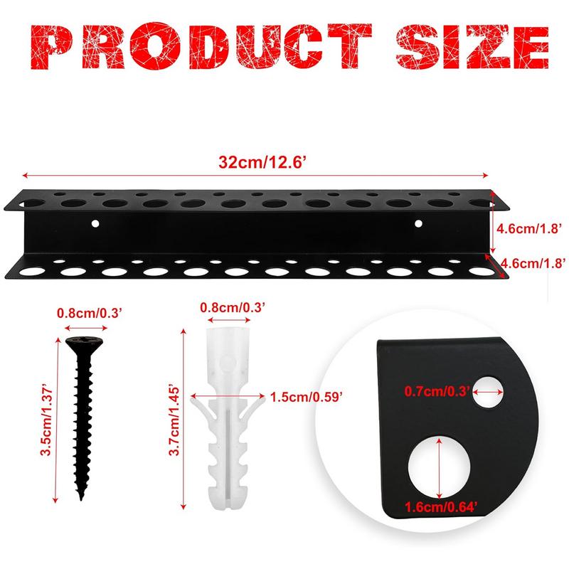 Настенное хранилище для отверток Настенная стойка для отверток Металлические органайзеры для отверток Настенные органайзеры для инструментов
