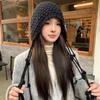 Handmade Ear Protection Hat Tassel Pullover Hat Cute Knitted Hat  Women