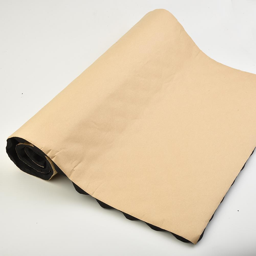 100x50см 2см автомобильный шумоизоляционный шумоизоляционный пенопластовый коврик для сабвуфера для капота двигателя автомобиля