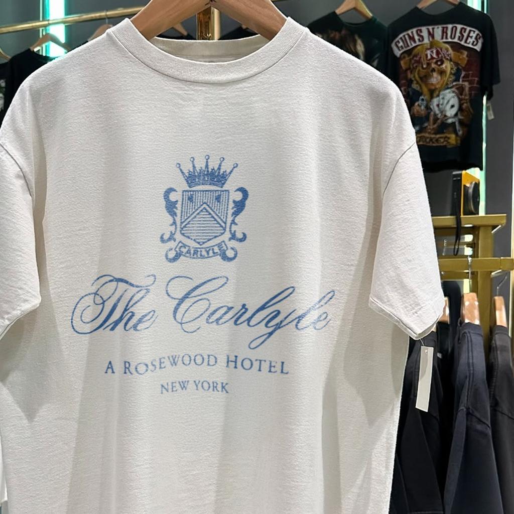 90-е The Carlyle New York Промо-футболка Белая XXL