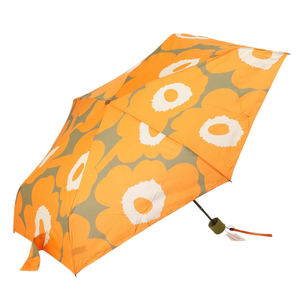 Marimekko Unikko Зонт складной ручной, Оранжевый, 94136 218