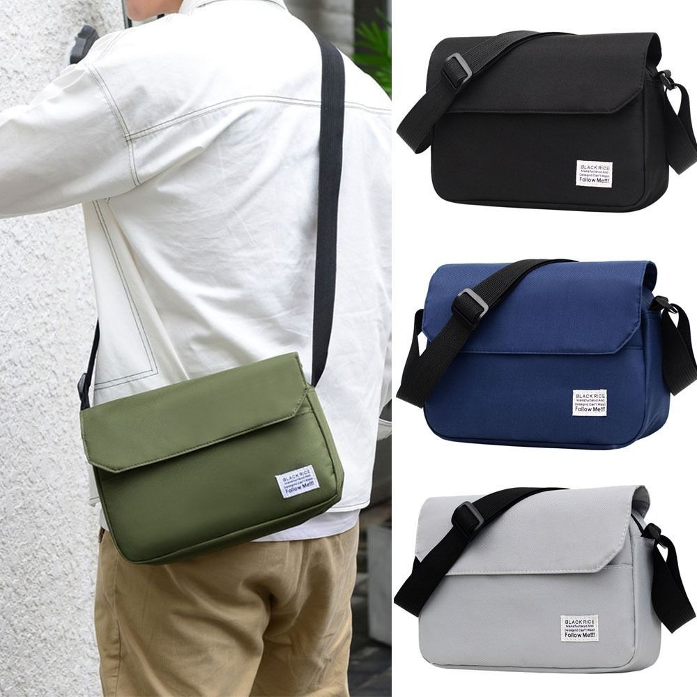 Solid Color Crossbody Bag Waterproof Leisure Bandage Bag Casual Street Bags Student