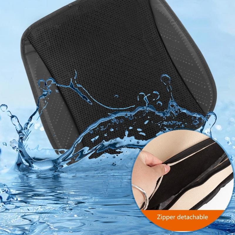 Universal Electric Ventilated Car Seat Cushion with USB Interface- Quick Cooling Three-Speed Adjustable Seat Cushion