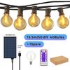 17,7 м 52 лампы солнечные гирлянды уличные водонепроницаемые с USB портом и пультом дистанционного управления солнечные патио светильники