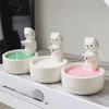 Nordic Style Cartoon Animal Candle Holder Ceramic Tealight Holder INS Desktop Candelabrum  Holiday