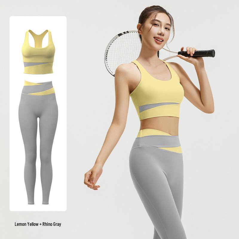 Женский красочный противоударный костюм для йоги и фитнеса Juyitang