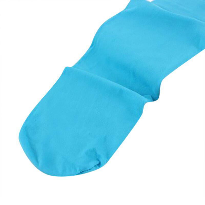 Носки для девочек, гольфы для детей от 3 до 12 лет, детские хлопковые однотонные длинные носки