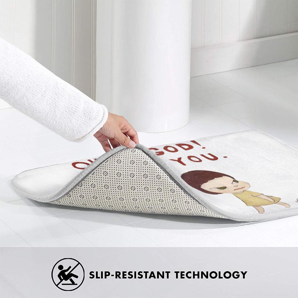 I Miss You Yoshitomo Nara Anti-slip Doormat Floor Mat Cushion Carpet Rug for Kitchen Entrance Bathroom Living room Footpad Mats