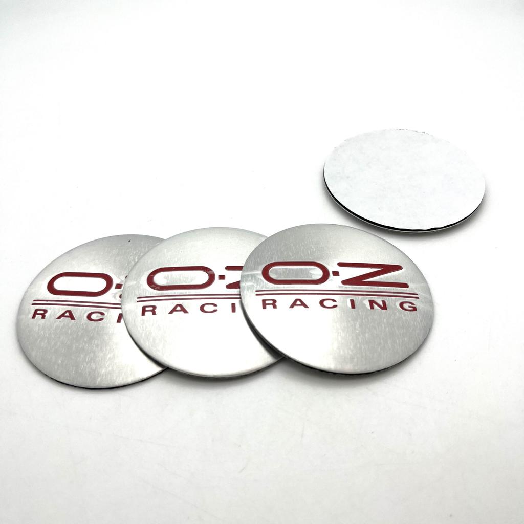 4Pcs 55mm M582 Car Wheel Caps With O.Z OZ Racing Sport Emblem Logo Rim Hubcaps Cover Badge Styling Accessories For VW Golf Polo