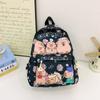 Thickened Cartoon Animal Daypack Nylon Large Capacity School Bag Capybara Backpack  Friends