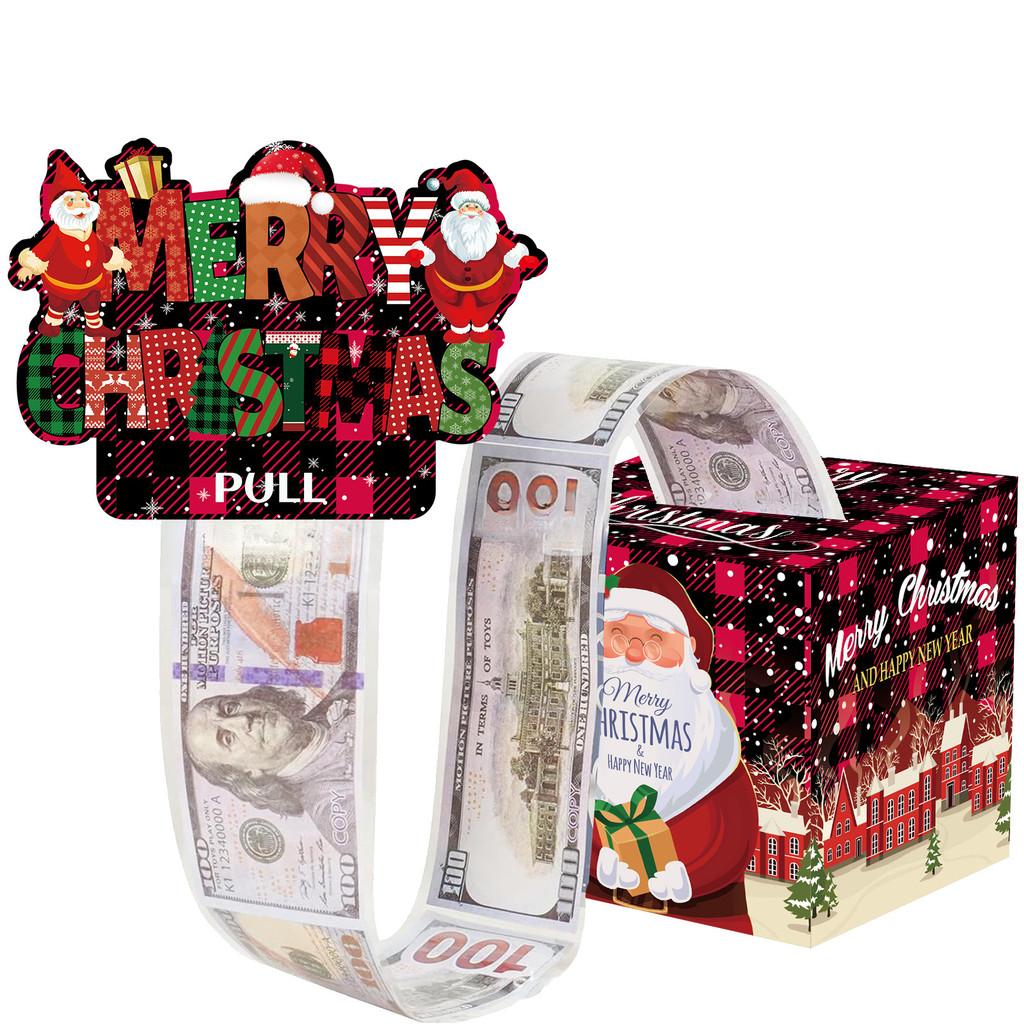 Подарок Санта Рождество Контейнер Мультяшный Дизайн Усиленная Крышка Мероприятия Праздник