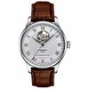 Tissot Le Locle Wristwatch Leather Strap T0064071603301 Men's Silver Dial