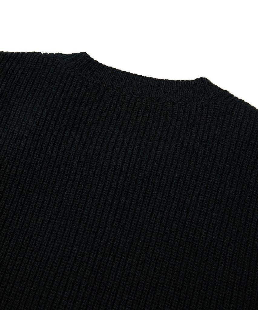 MMIC Overlap Cardigan (Black)
