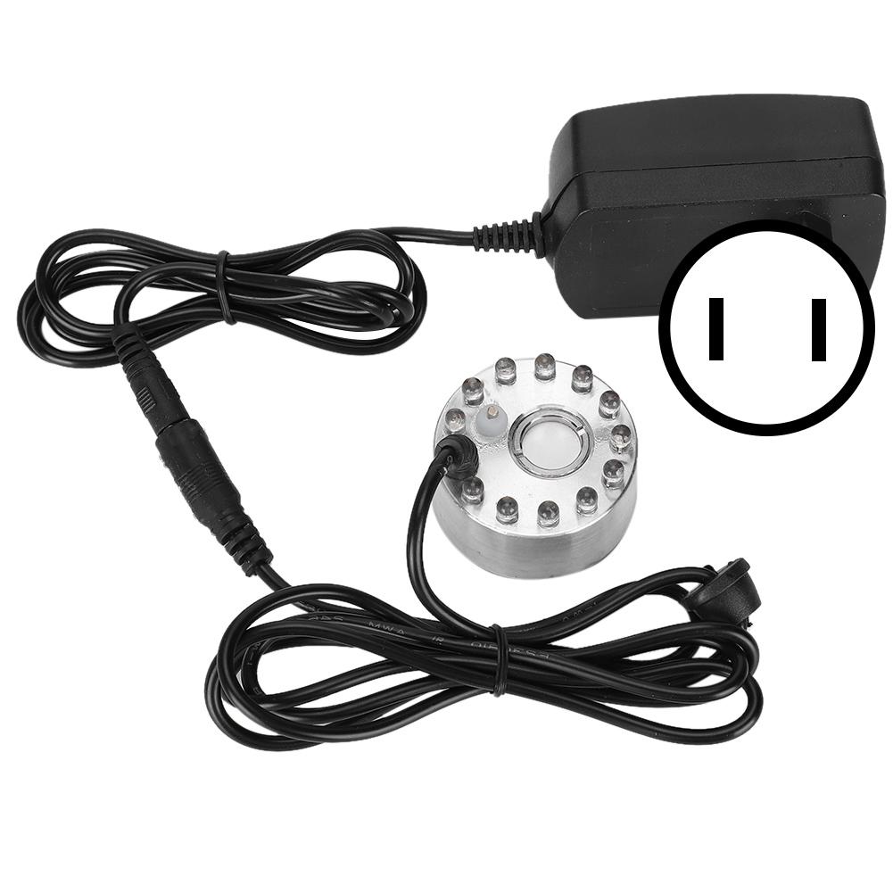 Мини-фонтан с декоративным туманом, распылитель с 12 лампами, украшение ландшафта, вилка США 110 В