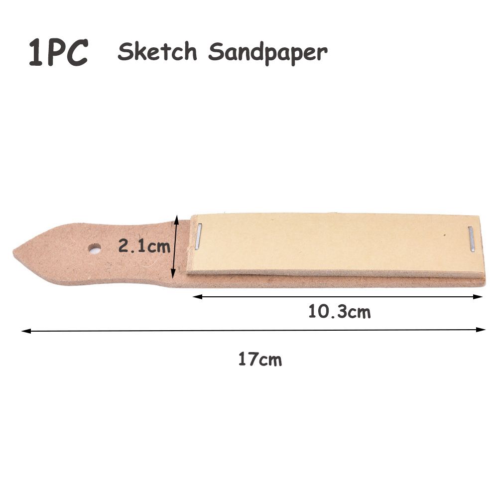 6 PCS New Artist Graffiti Paint Tool Tortillon Blending Smudge Sketch Drawing Pen Sandpaper