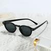  New Fashion Small Round Punk Sunglasses Women Retro Rivets Men Clear Gray Pink Ocean Lens Shades UV400