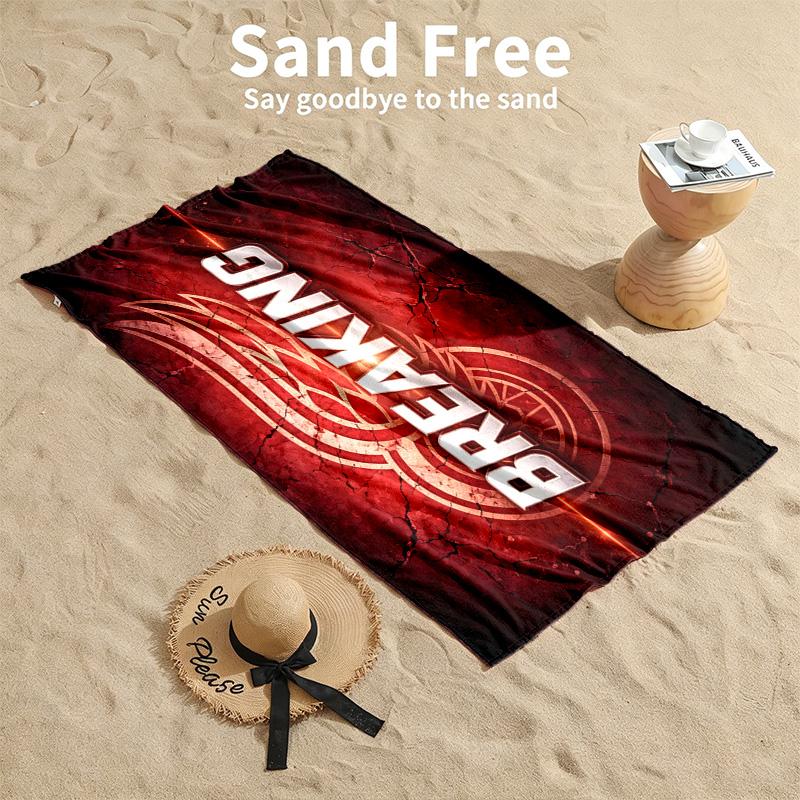 Detroit Red Wings Beach towels also serve as bath towels summer essential a musthave for the outdoors the beach and the pool
