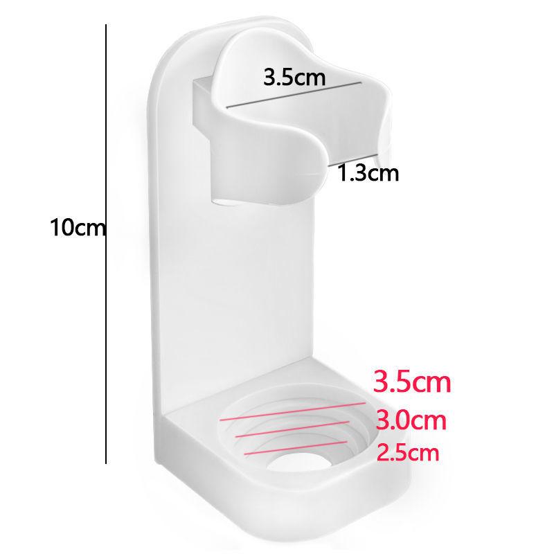 Многофункциональный настенный держатель для электрических зубных щеток с органайзером для ванной комнаты, компактный дизайн