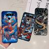 For LG G8X ThinQ Case  LG V50 ThinQ V50s ThinQ V50 Dual Screen Liquid Silicone Bumper Coque Fundas Marble Space Man Dragon Capa