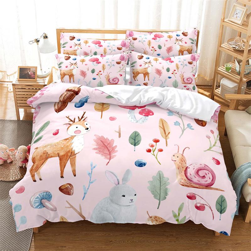 Cartoon Animal Bedding Collection Animal Theme Duvet Cover Collection Fashion Duvet Cover ChildrenS Bedroom Cartoon Duvet Cover Bedding Collection